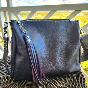 New hand stitched full grain leather bag